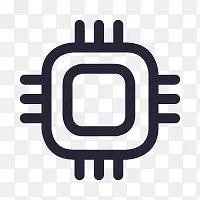 手绘黑色cpu图标PNG图片素材下载_图片编号9020439-PNG素材网