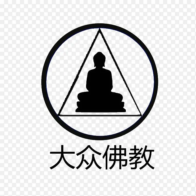 大众佛教LOGO