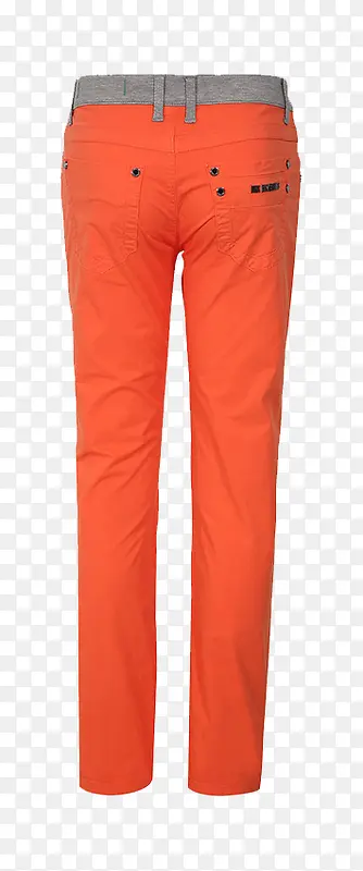 THE SHOP TK橘红裤背面
