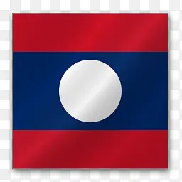 老挝亚洲旗帜