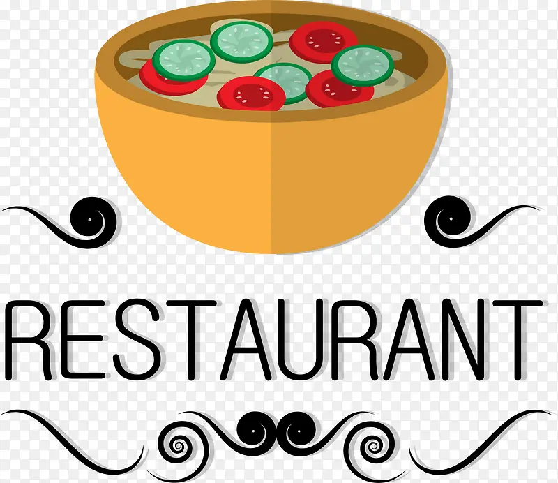 饭店标志创意美食图标免抠图