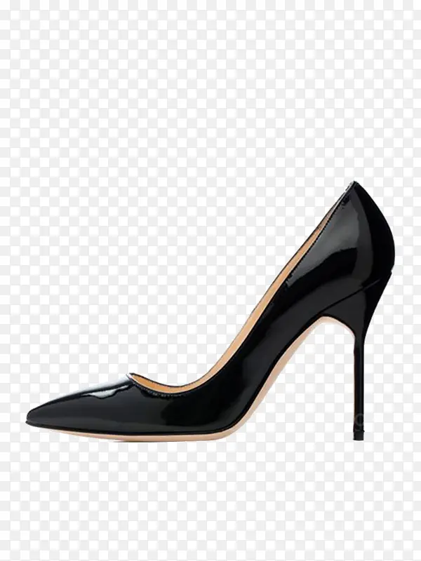 马诺洛品牌高跟女鞋亮面奢侈品