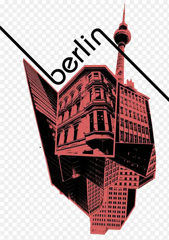 红色柏林建筑