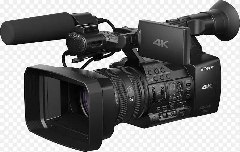 黑色4K摄像机