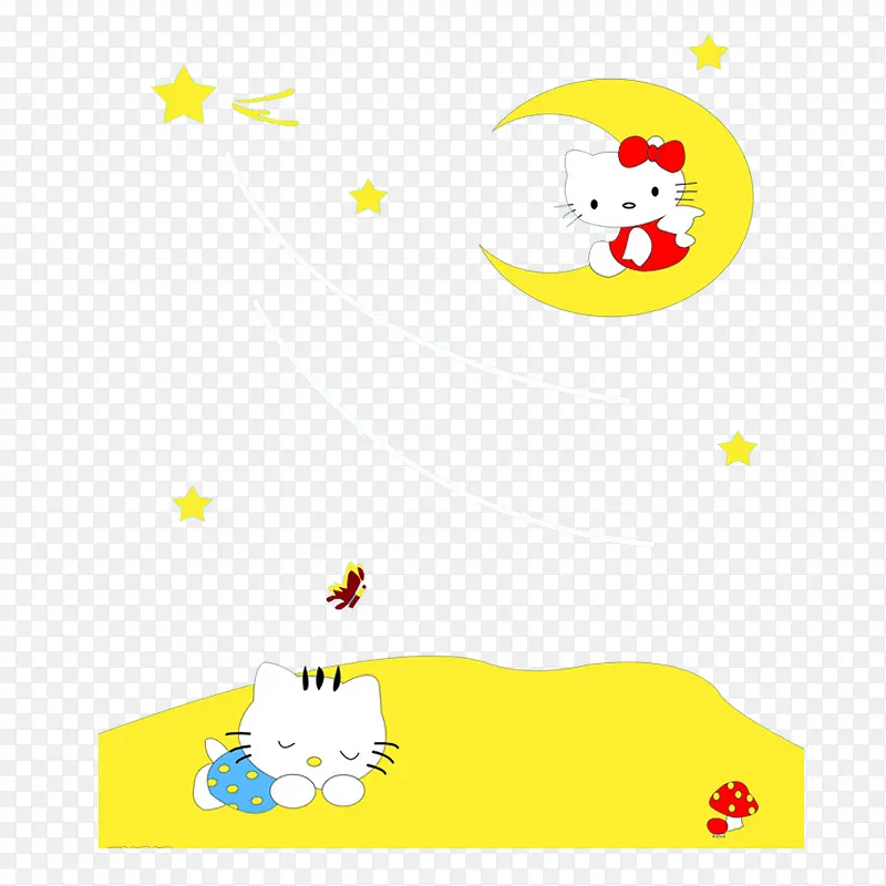 hello kitty甜蜜星空