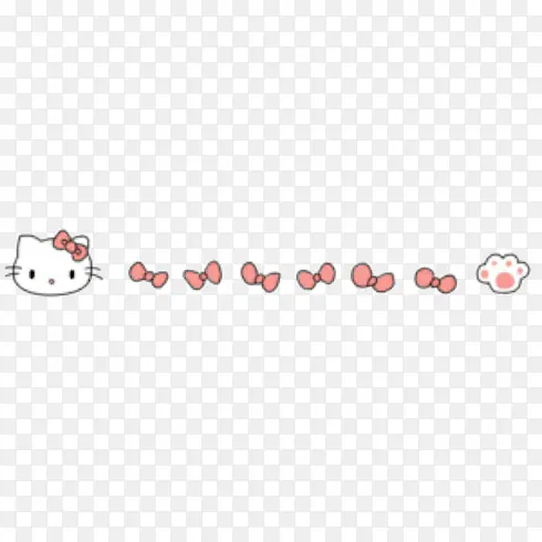 hello kitty猫咪分割线可爱