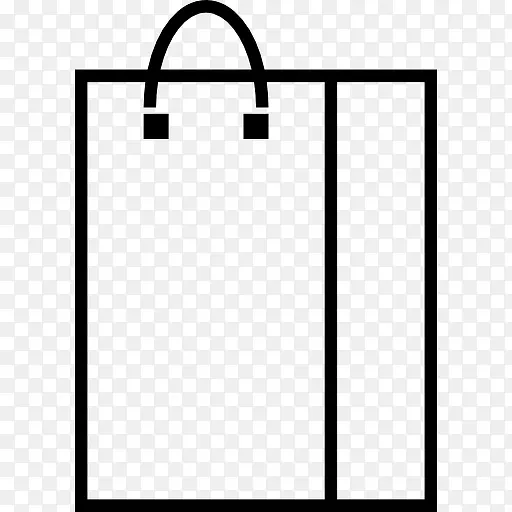 购物袋的商业工具概述符号图标