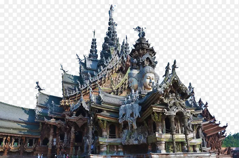 泰国真理寺风景图片六