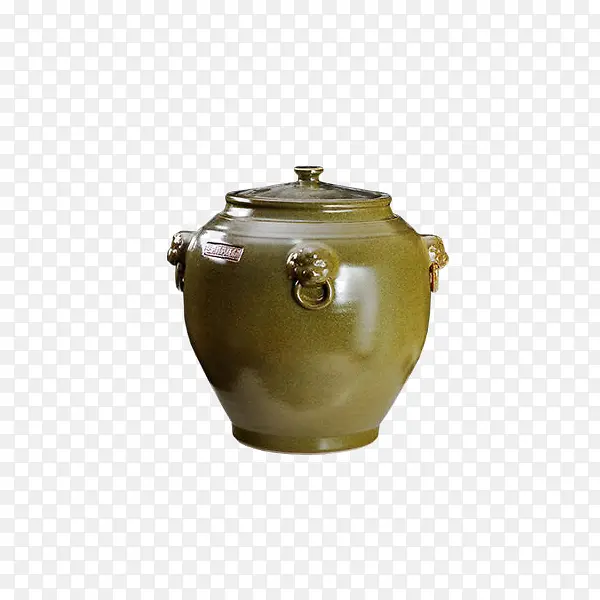 景德镇陶瓷带盖米缸米桶茶叶末酒