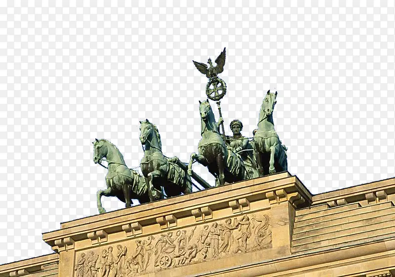 勃兰登堡门上的雕塑