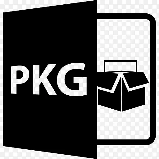 PKG的开放文件格式图标
