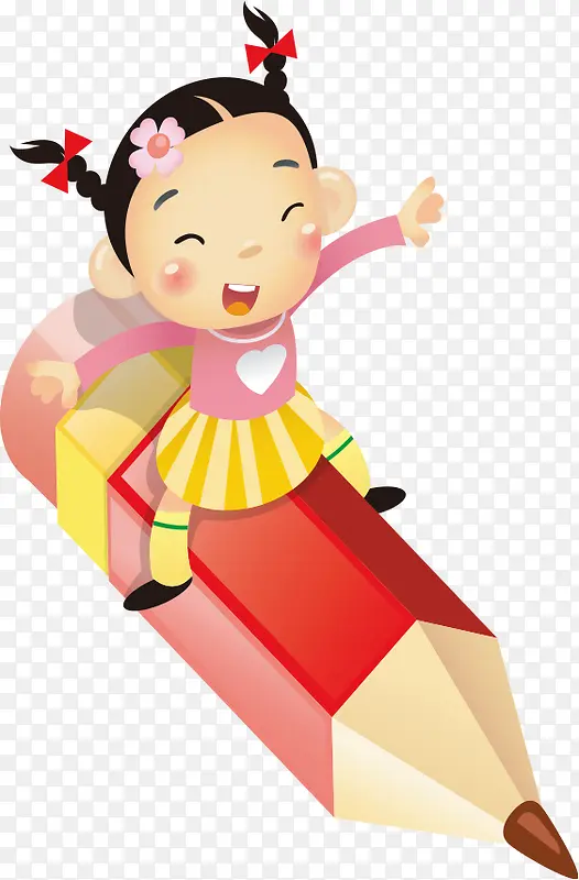 卡通手绘小女孩PNG图片素材下载_图片编号9043570-PNG素材网