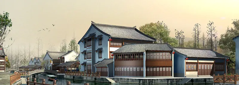 中国建筑banner创意设计