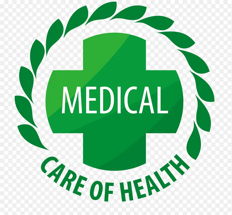 医院用的绿色医药标志