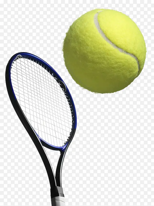 网球拍和网球特写