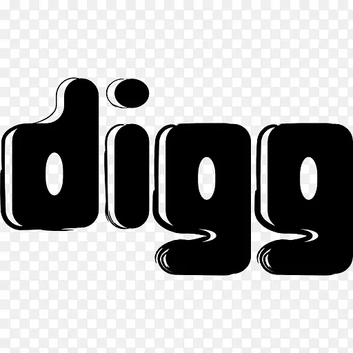 Digg勾勒社会标志符号图标