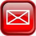 红色的电子邮件vidro-icons