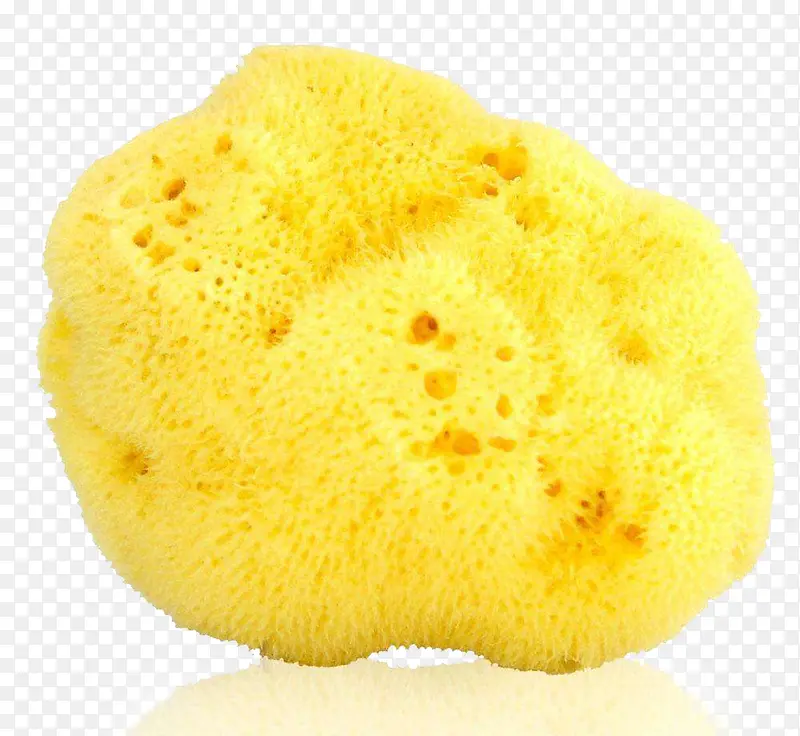 黄色海绵浴球