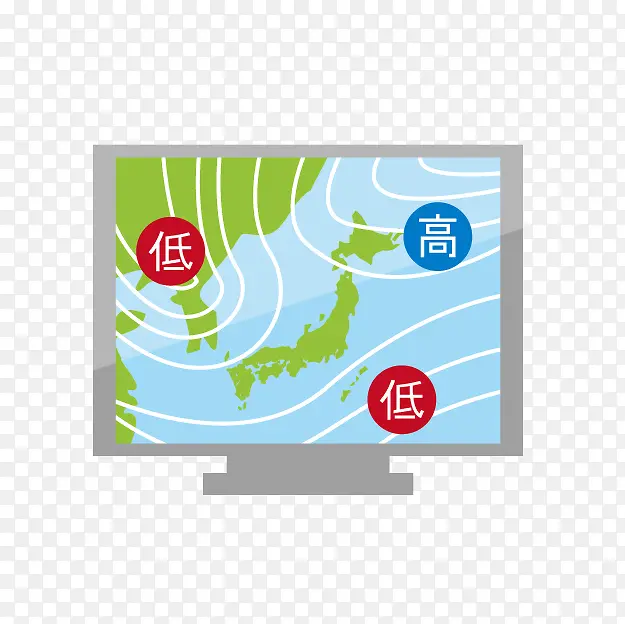 卡通冷空气播报PNG图片素材下载_图片编号9060989-PNG素材网