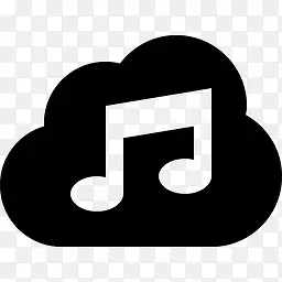 云音乐黑色的cloud-icons