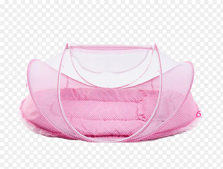 粉色婴儿蚊帐素材