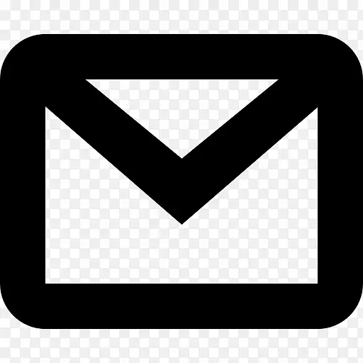 新的电子邮件信封大纲符号图标