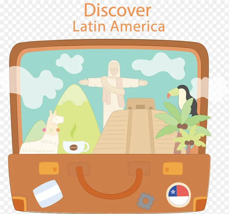 拉丁美洲旅游海报