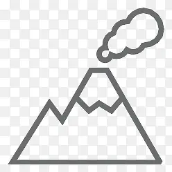 山火山Outline-icons