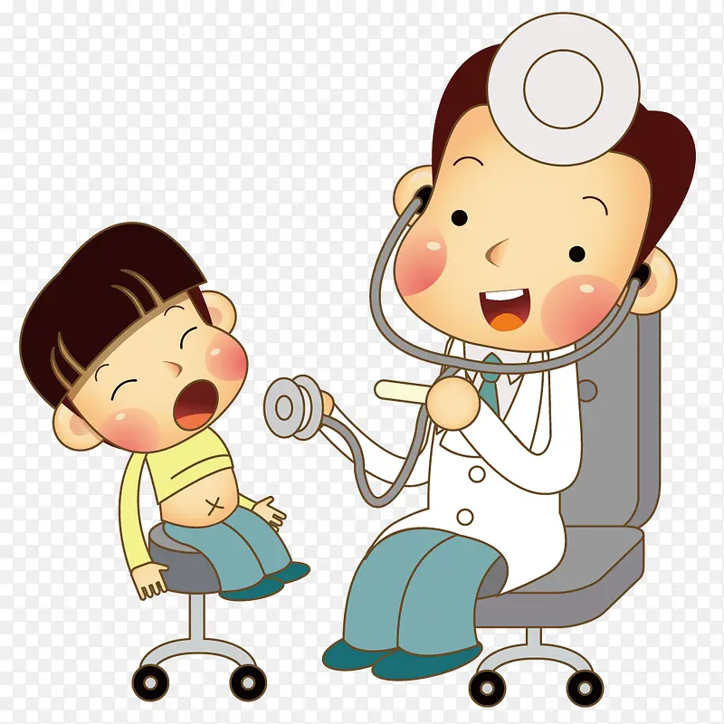 看牙医的小孩