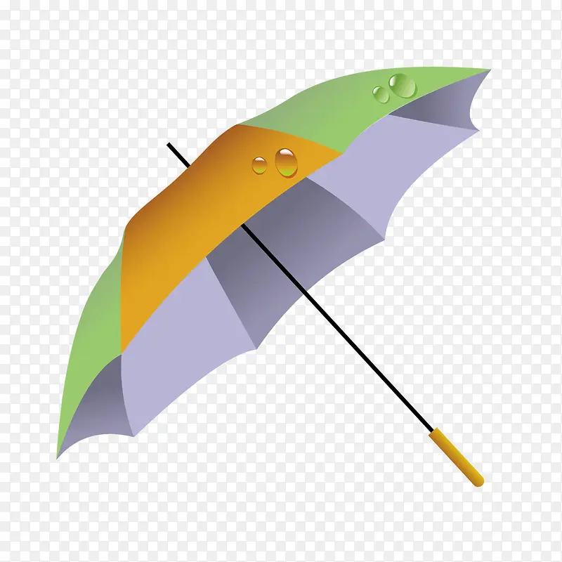矢量卡通花伞雨伞遮阳伞