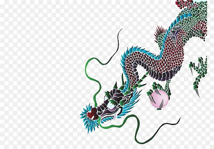中国传统龙图案PNG图片素材下载_图片编号9069089-PNG素材网