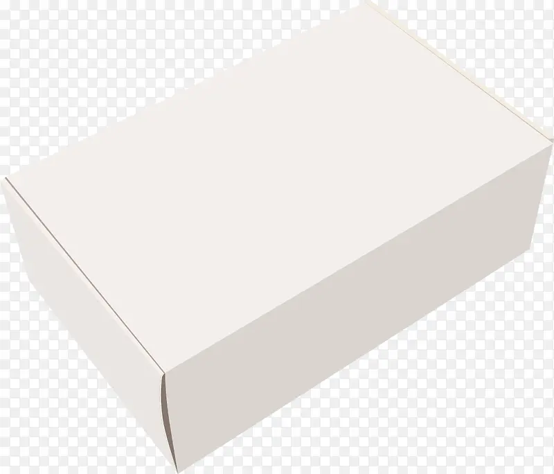 矢量手绘空白纸盒
