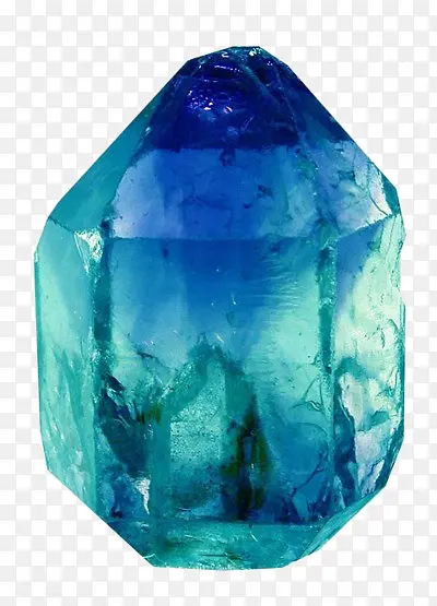 蓝色水晶