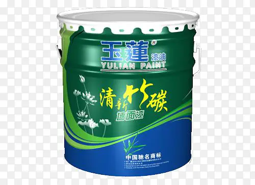 绿色竹碳油漆桶