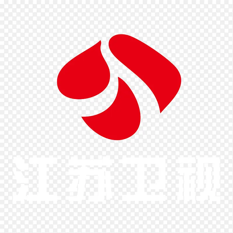 红色江苏卫视logo标志