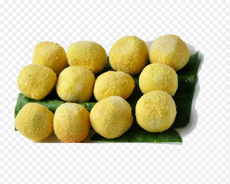 黄色香芋地瓜丸