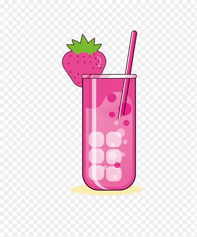 粉红色饮料
