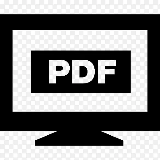 PDF在屏幕图标