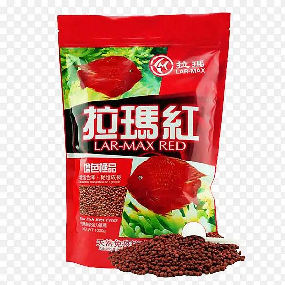 拉玛红增色颗粒鱼粮