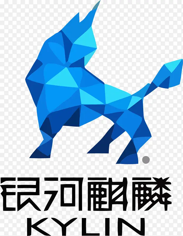 银河麒麟中国风LOGO矢量