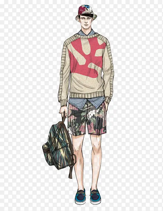 休闲男生
