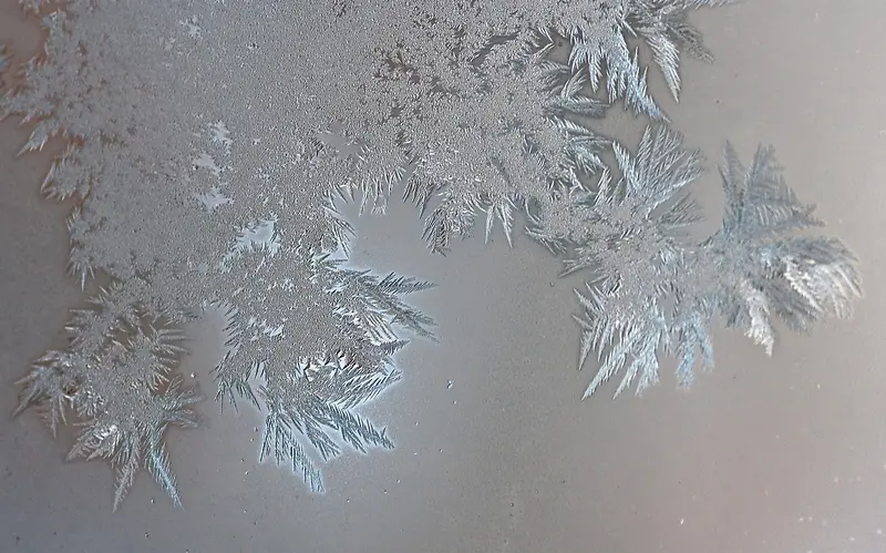 窗户冰花背景素材