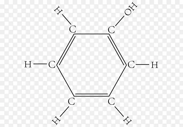 苯酚的分子结构式