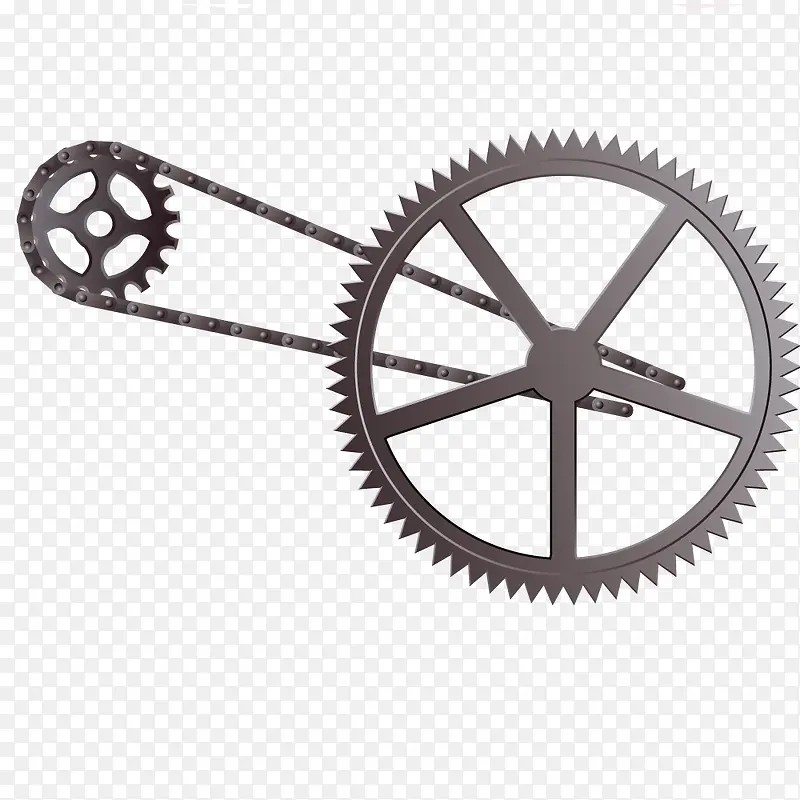 矢量工业齿轮工具