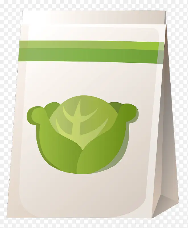 绿色蔬菜纸袋