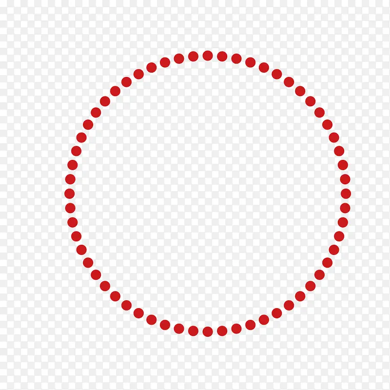 红色圆圈的图腾