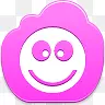 好吧微笑Pink-cloud-icons