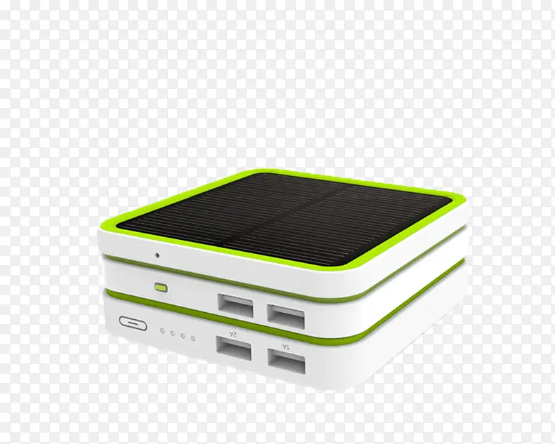 绿色太阳能充电宝