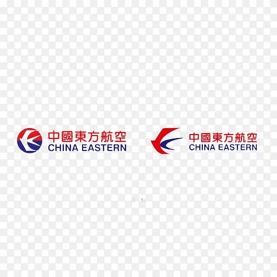 红色中国东方航空logo标志