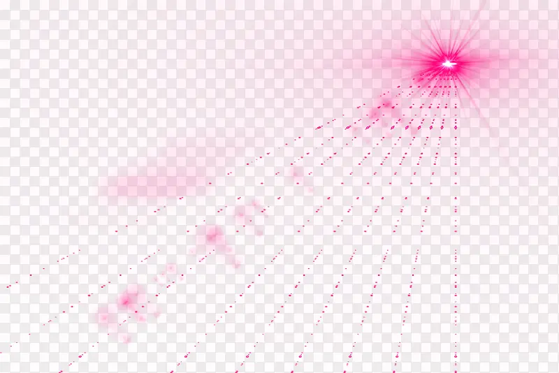 粉色放射星光光效